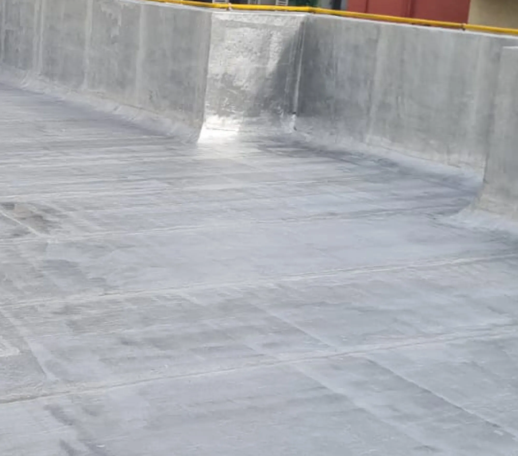 Bituminous membrane laid across a society terrace in Mulund — Mahadev Waterproofing