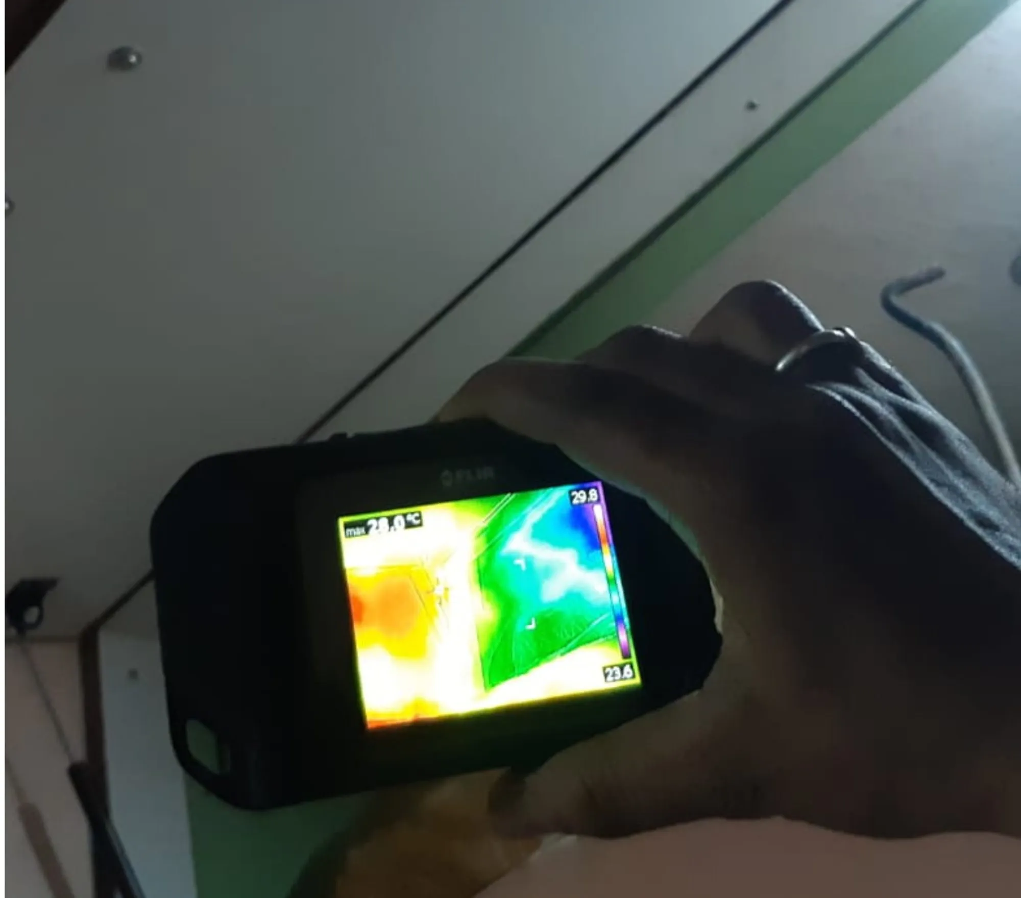 Thermal leak detection survey on a housing society building in Thane West — Mahadev Waterproofing